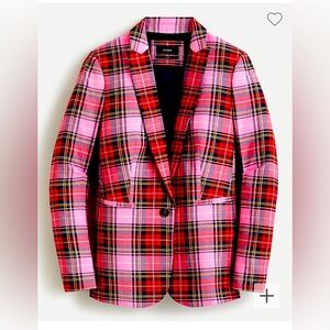 Parker Blazer in pink Stewart Tartan.